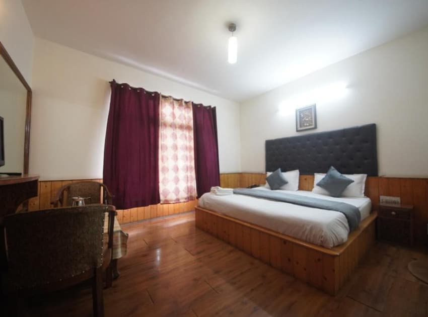 Book Double Room with Mountain View room in Manali